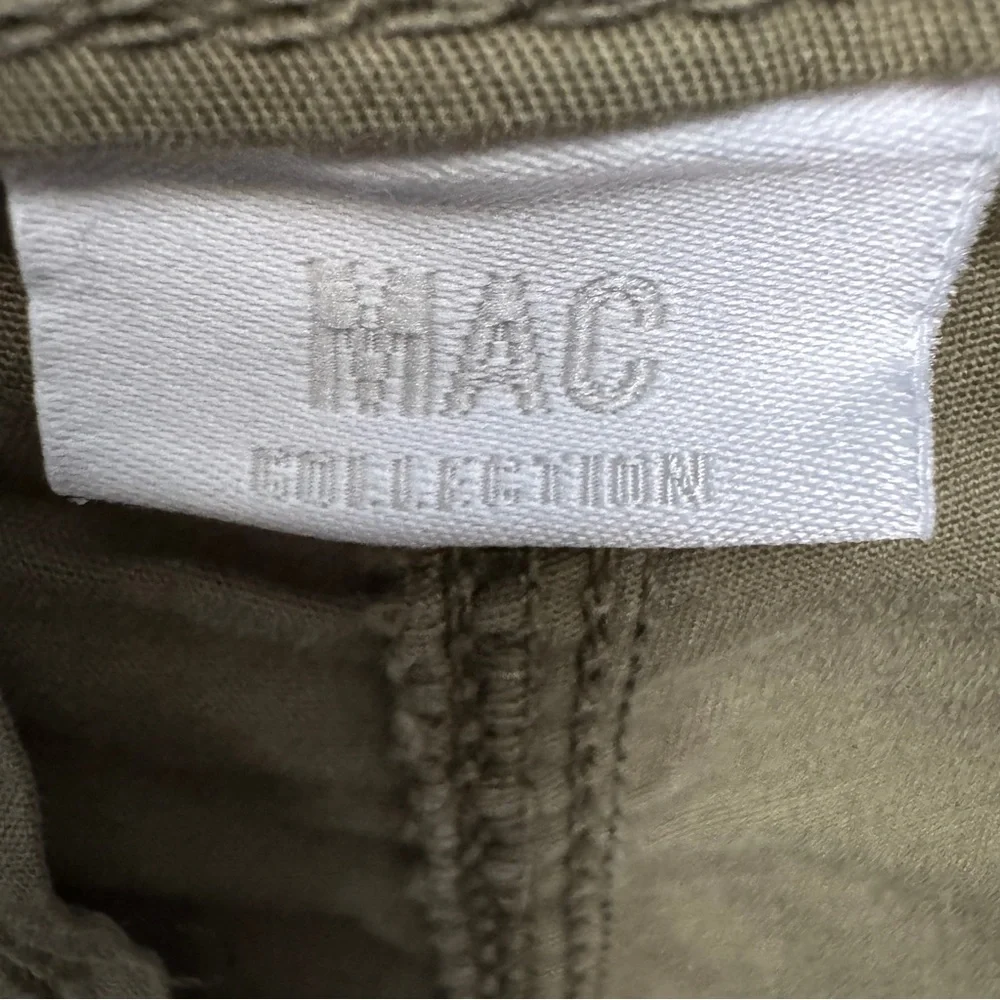 MAC Collection Men’s 29×27 Cargo Pants Green Khaki Utility Pockets Tapered Fit - Picture 7 of 9